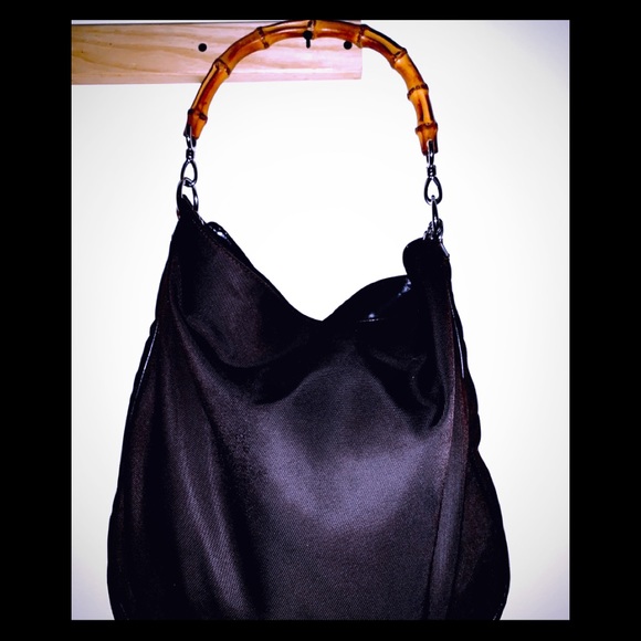Authentic Gucci. Large hobo w/ bamboo handle - Picture 1 of 7